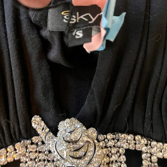 Like New Vintage SKY rhinestones tiger halter - Picture 4 of 5